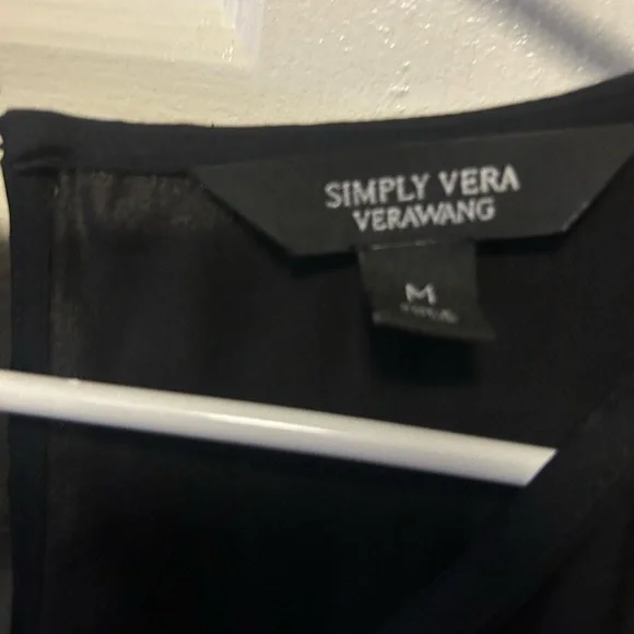 Simply Vera Vera Wang Chic Black Dress - Picture 2 of 3